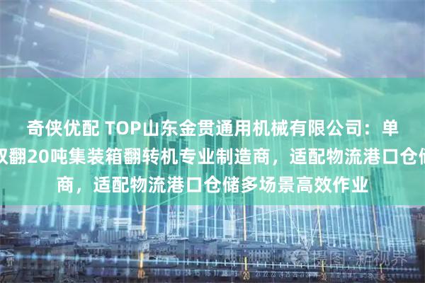 奇侠优配 TOP山东金贯通用机械有限公司：单车道双翻双车道双翻20吨集装箱翻转机专业制造商，适配物流港口仓储多场景高效作业
